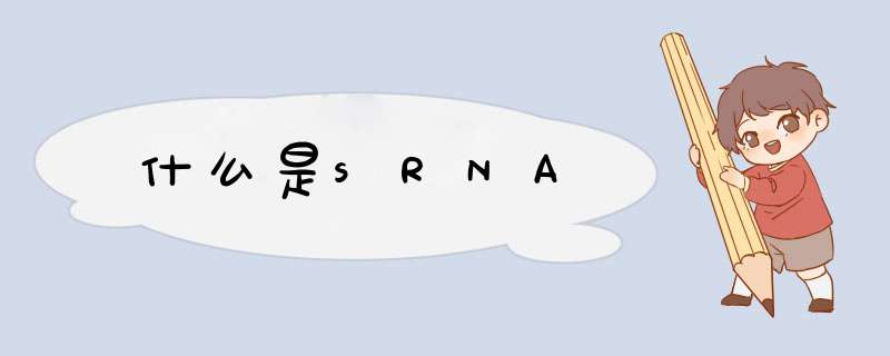 什么是sRNA,第1张