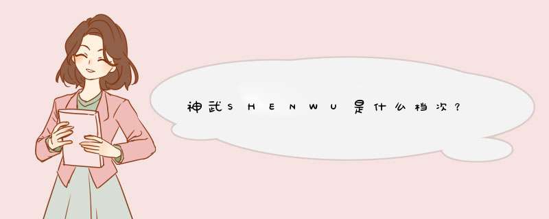 神武SHENWU是什么档次？,第1张