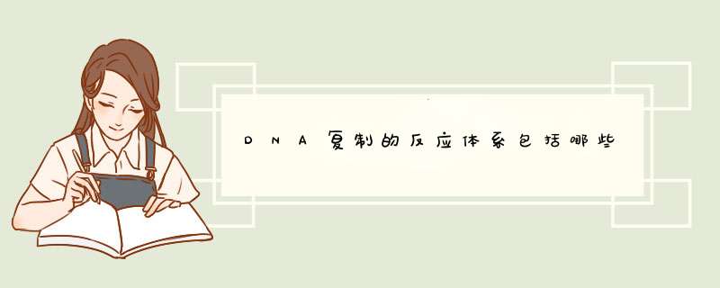 DNA复制的反应体系包括哪些,第1张