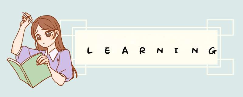 LEARNING,第1张
