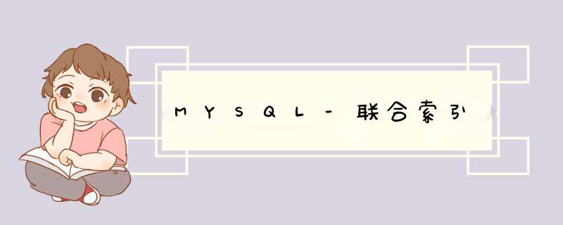 MYSQL-联合索引,第1张