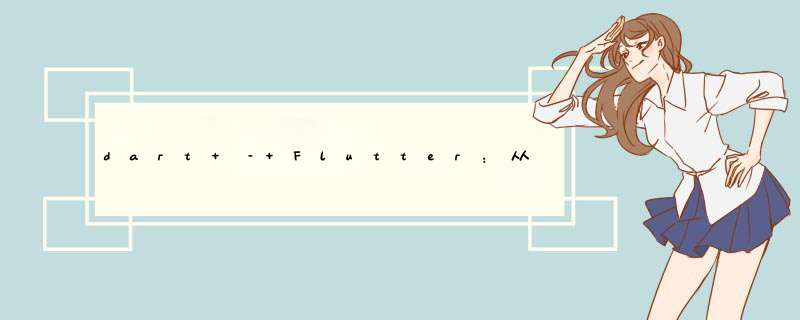 dart – Flutter：从没有上下文的InheritedWidgets访问数据？,第1张
