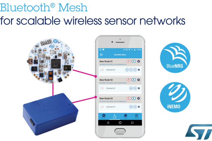 意法半导体解锁Bluetooth®Mesh全功能 赋能可扩展的无线传感器网络,第2张