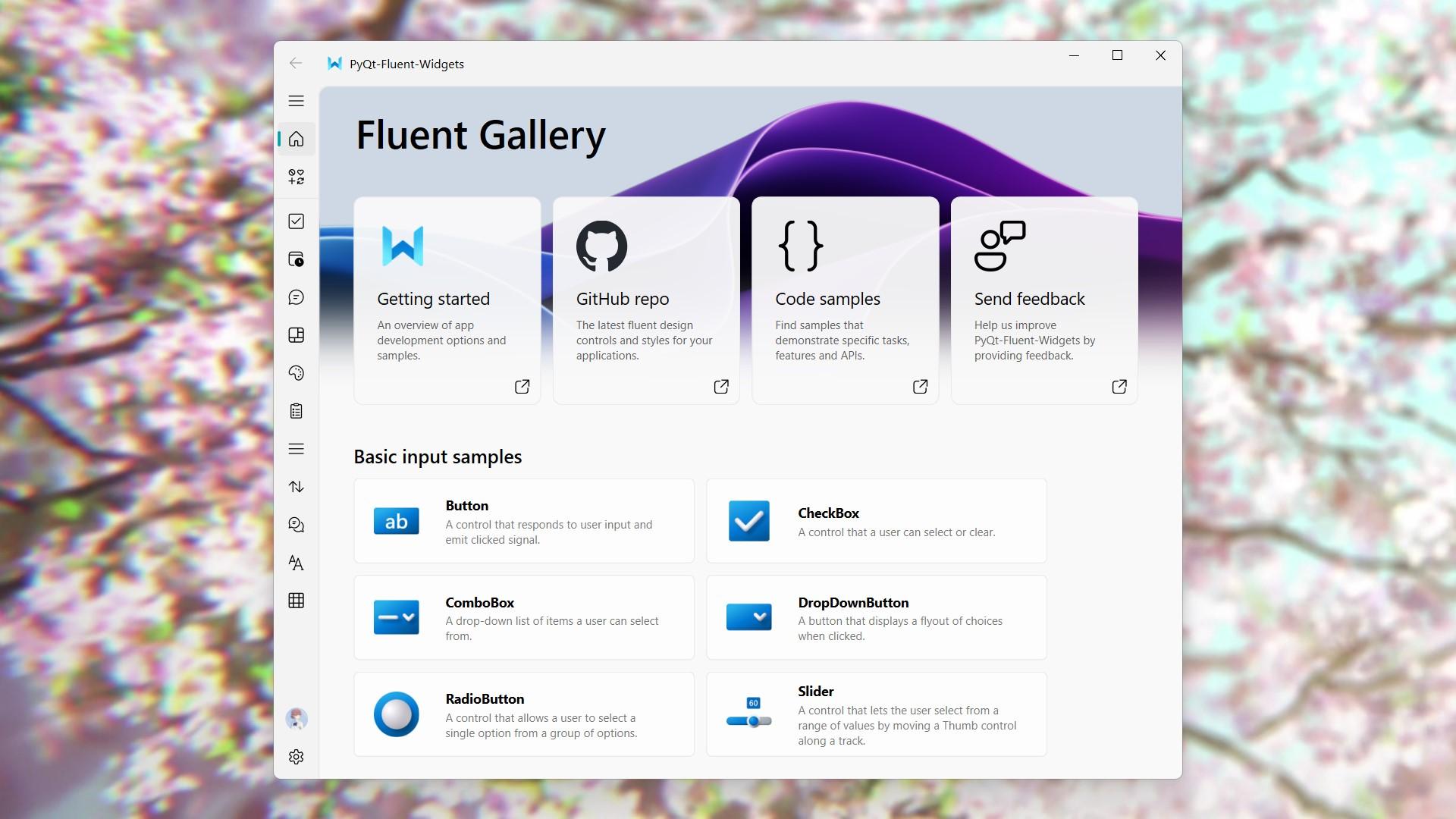 告别原始 UI 样式，拥抱 Fluent Design 风格 PyQtPySide 组件库,Gallery,第2张