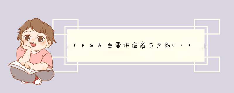 FPGA主要供应商与产品(1),第1张
