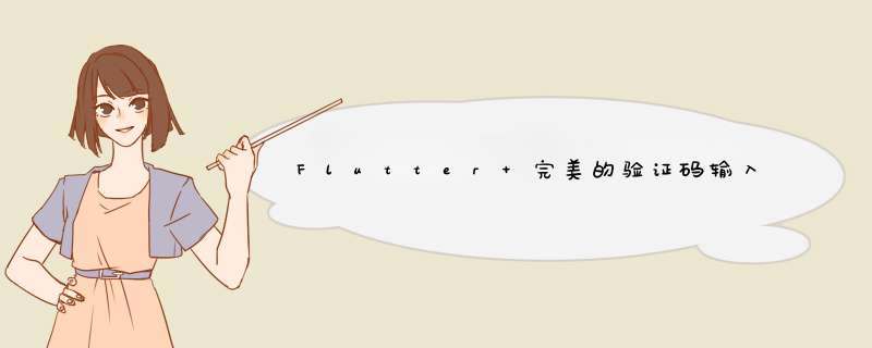 Flutter 完美的验证码输入框,第1张
