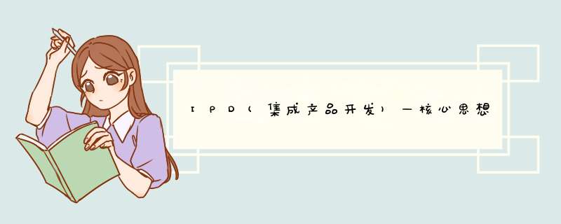 IPD(集成产品开发)—核心思想,第1张