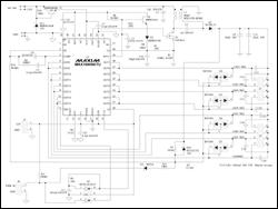 SEPIC Backlight LED Driver,SEP,Figure 2. Schematic of the driver design.,第2张