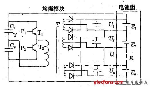 电动车电池均衡控制的建模与分析,图2 逆变分压动态充放电均衡控制原理图,第5张