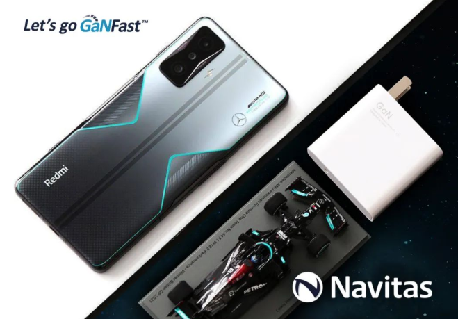 纳微半导体助力Redmi K50冠军版电竞手机发布，搭配120W氮化镓神仙秒充，梅赛德斯F1手机震撼上市,第2张