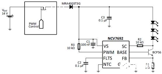 浅谈On Semi NCV7692汽车LED灯电流控制的解刨,[原创] On Semi NCV7692汽车LED灯电流控制解决方案,第10张