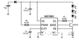 浅谈On Semi NCV7692汽车LED灯电流控制的解刨,[原创] On Semi NCV7692汽车LED灯电流控制解决方案,第13张