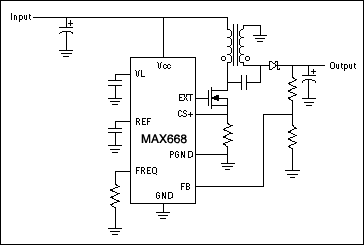 正确的布局和元件选择控制电磁干扰,Figure 5. Otherwise similar to a flyback regulator, the single-ended primary inductance converter (SEPIC) has continuous primary and secondary currents that generate less noise.,第6张