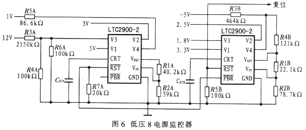 LTC2900型四电源监控器的原理及应用电路,第13张