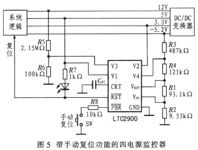 LTC2900型四电源监控器的原理及应用电路,第12张