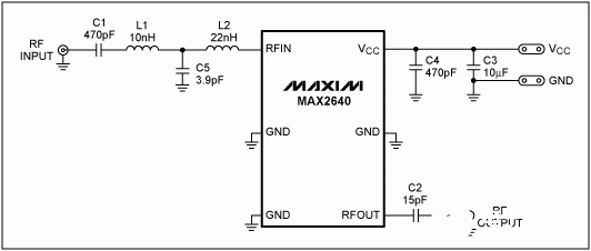 基于低噪声放大器MAX2640对输入和输出匹配电路进行优化设计,基于低噪声放大器MAX2640对输入和输出匹配电路进行优化设计,第2张