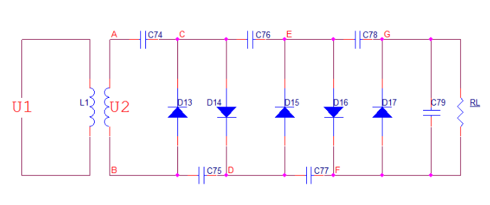 倍压整流电路工作原理电路设计案例分析,o4YBAF9fD2yAXhpyAABF0jEz99M500.png,第5张