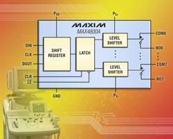 MAX4800AMAX4802A：Maxim 8通道超声应用高速开关,MAX4800A/MAX4802A：Maxim 8通道超声应用高速开关,第2张